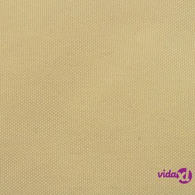 vidaXL Paravento da Balcone in Tessuto Oxford 75x600 cm Beige