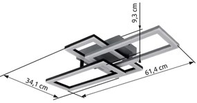 Globo 67328-24O - Plafoniera LED SAPENA LED/24W/230V