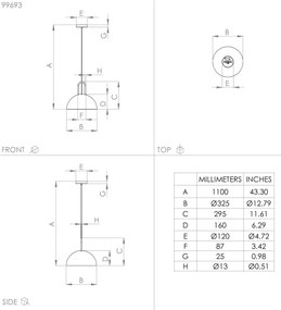 Eglo 99693 - Lampadario su corda  CALMANERA 1xE27/40W/230V nero