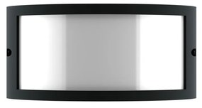 Applique Moon Design E27 Curva per Esterni IP65 - Nera