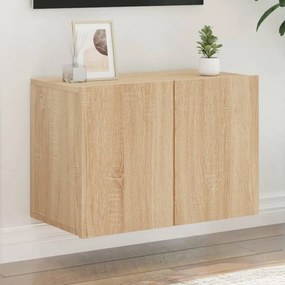 Mobile Tv A Parete Rovere Sonoma 60x30x41 Cm /