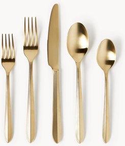 Set di posate in acciaio inox spazzolato Thibaud, varie misure