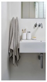 Asciugamano in cotone grigio-marrone 100x50 cm Classic - Zone