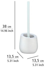 WENKO 23646100 - Scopino WC BADI 13,5x38 cm bianco