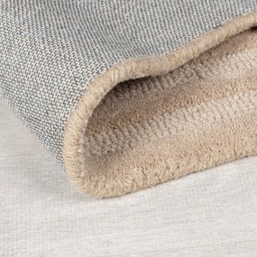 Tappeto beige in lana tessuto a mano 160x230 cm Zen Rectangles – Flair Rugs