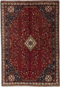 Shiraz Tappeto 290x200 Rosso (Iran) Annodato A Mano