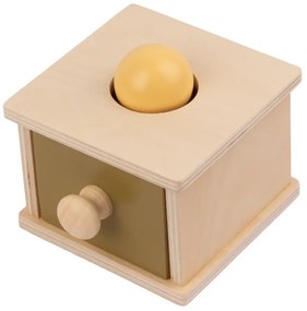 Scatola Montessori con pallina