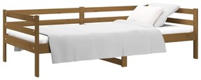 Dormeuse Miele 90x190 cm in Legno Massello di Pino