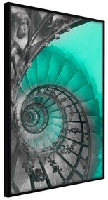 Poster  Stairway to Nowhere  Cornice Quadri Cornice nera, Larghezza x Altezza Home decor 20x30