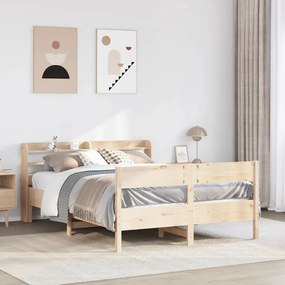 Letto senza materasso 120x190 cm in legno massello di pino