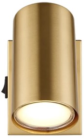 Globo 57911-1GO - Faretto da parete ROBBY 1xGU10/25W/230V oro