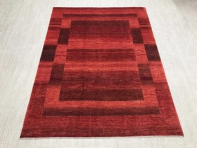 Loribaft Tappeto 170 x 230 Rosso (Iran) Annodato A Mano