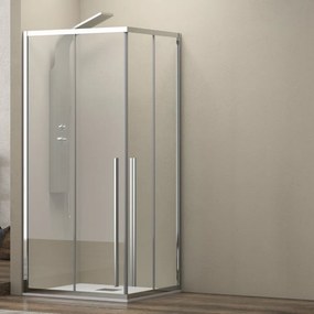 Box doccia 90x120 angolare doppio scorrevole vetro 8mm altezza 200h | KEL1000 - KAMALU