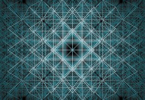 Fotomurale KOMAR Matrix, Multicolore 368X248 cm