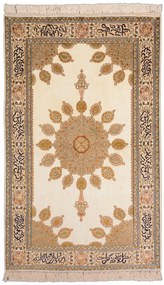 Cashmere Silk Tappeto orientale 150 x 90 Beige (Indian) Annodato A Mano