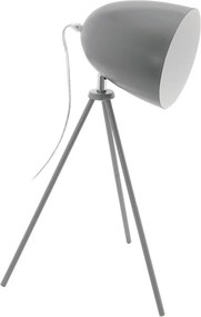 Eglo 33094 - Lampada da tavolo DUNDEE 1xE27/60W/230V grigia