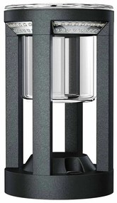Lampada Portavaso da Tavolo Ricaricabile 2.2W IP54 CCT - Nera