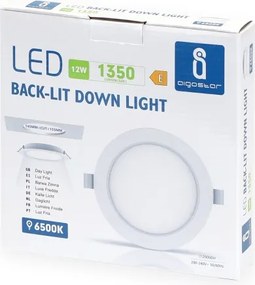 Aigostar - Lampada LED da incasso LED/12W/230V 6500K diametro 17,5 cm bianco