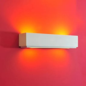 Applique BRICK 2xE14/12W/230V gesso/bianco