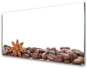 Quadro su vetro Cucina a chicchi di caffè 100x50 cm