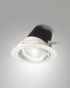 Rubens faretto da incasso 36w 3000k 3800lm bianco wrc 20° on/off