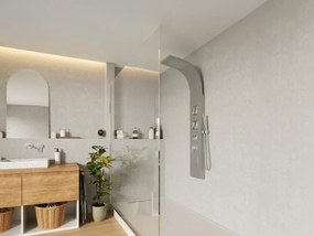 Colonna da doccia idromassaggio 20 x 150 cm Argento  - TYRA
