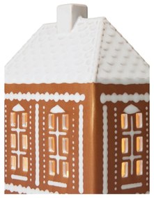 Portacandela in ceramica per lumino Gingerbread Lighthouse – Kähler Design