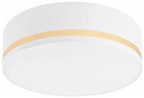 Plafoniera SIRJA STRIPE 4xE27/15W/230V diametro 45 cm bianco