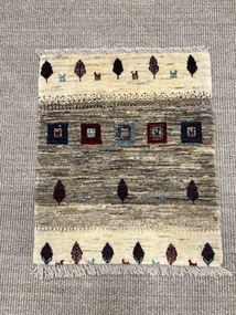 Gashguli Tappeto 60 x 50 Beige (Iran) Annodato A Mano
