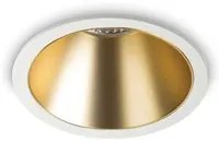 Faretto incasso rotondo 11W 3000K bianco-oro D85xH80mm