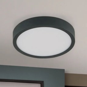 Orion DL 7-657/14 - Plafoniera LED BULLY LED/12W/230V diametro 14 cm nero