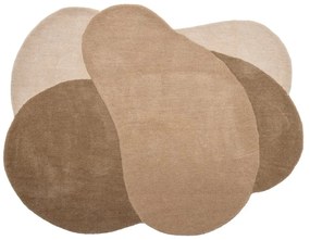 Tappeto in lana marrone 110x140 cm Denton - Bloomingville