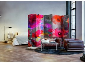 Paravento  Painted Poppies II [Room Dividers]  Colore colorful, Dimensioni e Misure 225x172