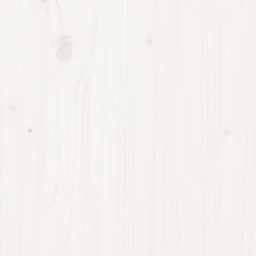 Giroletto bianco in legno massello 90x200 cm