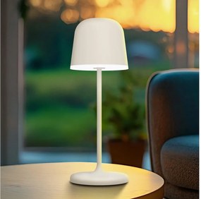 Eglo 901881 - Lampada da tavolo ricaricabile a LED dimmerabile per esterni MANNERA-S LED/1,8W/5V IP54 crema