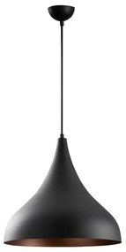 Lampada a sospensione nera con paralume in metallo ø 41 cm Berceste - Opviq lights