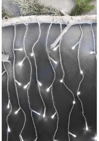 Catena LED natalizia da esterno 300xLED/8 modalità10m IP44 bianco freddo + telecomando