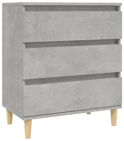 Credenza grigio cemento 60x35x70 cm in legno multistrato