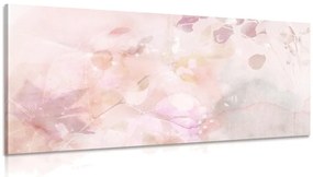 Quadro su tela – Foglie pastello
