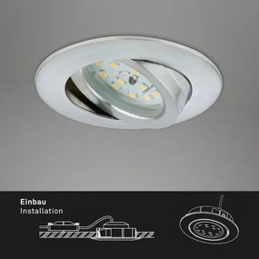 Briloner 7296-019 - Lampada LED da incasso per bagni LED/6,5W/230V IP23