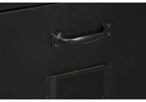 Cassettiera Home ESPRIT Nero Metallo Loft 75 x 45 x 80 cm