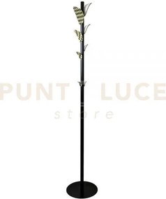 Appendiabiti simply vesta decor nero foulard in cristallo acrilico ...
