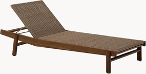 Lettino prendisole in legno di acacia Itani