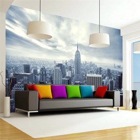 Fotomurale  Blue York  Colore Bianco, Dimensioni e Misure 100x70