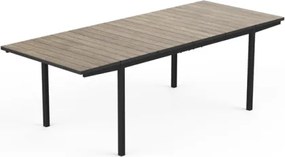 Tavolo Da Giardino Allungabile 90x153-229 Cm Struttura In Metallo Porto Nova Keter