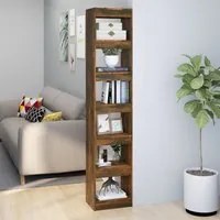 Libreria/Divisorio Rovere Fumo 40x30x198 cm 813596