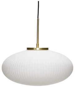 Hübsch - Serene Lampada a Sospensione Ellipse Bianco Hübsch