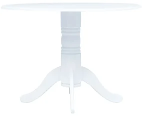 Tavolo da pranzo 106 cm in legno massello di hevea