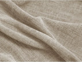 Letto matrimoniale imbottito beige con contenitore con rete inclusa 180x200 cm Martina – Micadoni