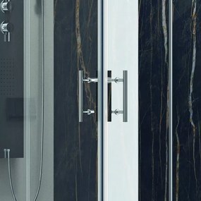 Cabina doccia 130x90 cm angolo vetro anticalcare KF1000 - KAMALU